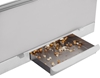 Black 8oz Oscar series popcorn machine - crumb tray