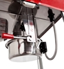 Red 8oz popcorn machine - kettle detail