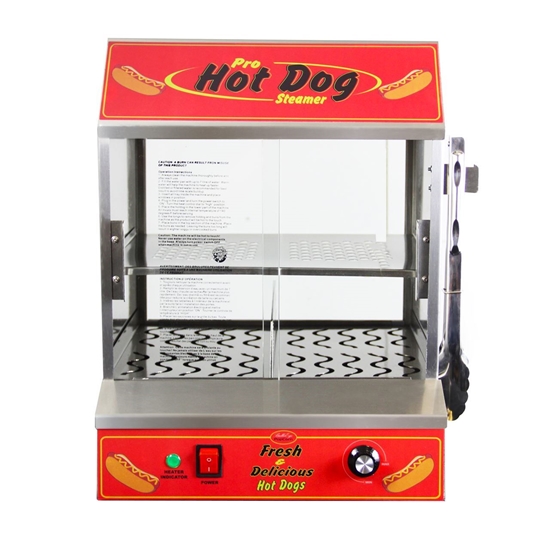 Image sur 77300 BullsEye Hot Dog Steamer "Professional"