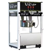 16oz black popcorn machine angle view