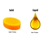 Solid versus liquid coconut oil