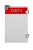 Glass door for 16oz Bullseye popcorn machine - right