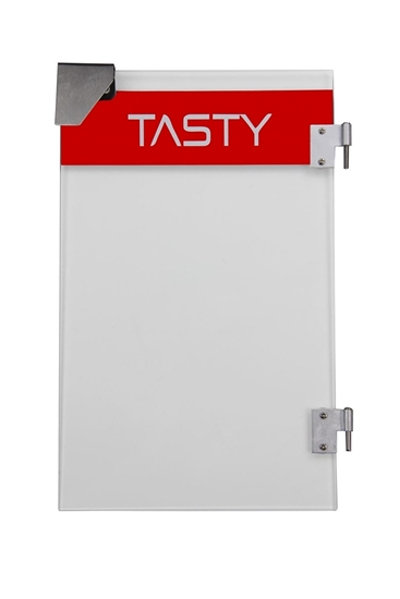 Glass door for 16oz Bullseye popcorn machine - right