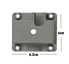 Gear plate receiver with dimensions 6.5 cm by 6 cm