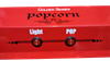 Red top for 4oz popcorn machine with popcorn graphics