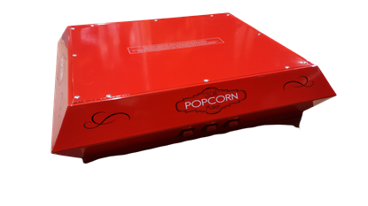 Red machine top for 8oz Oscar popcorn machine