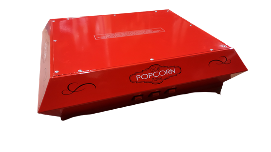 Red machine top for 8oz Oscar popcorn machine