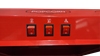 Red machine top for 8oz Oscar popcorn machine with switches