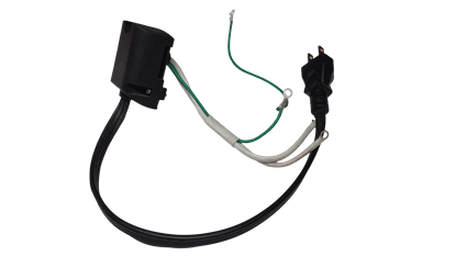 Power supply cables with connectors for cauldron