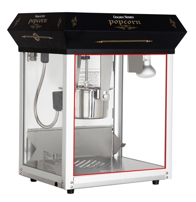 Rear glass highlighted on 4oz popcorn machine