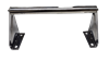 Silver handle for 4oz and 8oz Snack Station cart - front view