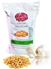 Bullseye popcorn 50lbs bag with popped and unpopped kernels